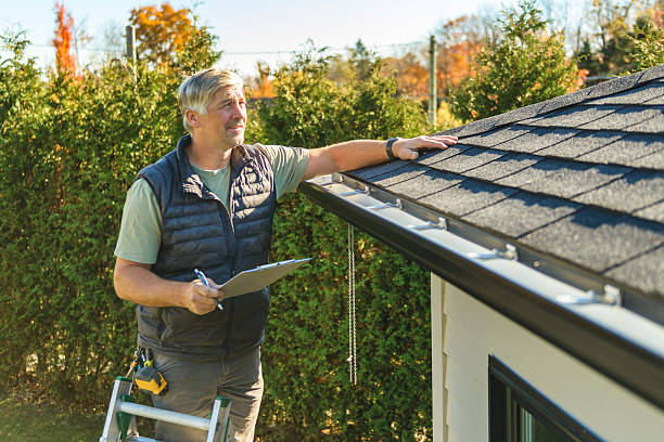 Professional Roofing technician working in Burnsville, NC